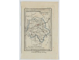 DELAPORTE,L'Abbé. -  Carte du Département de l'Indre et de la Loire. DELAPORTE,L'Abbé. -  Carte du Département de l'Indre et de la Loire.