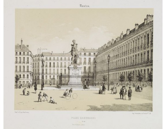 ASSELINEAU, Léon Auguste. -  Place Cambronne.