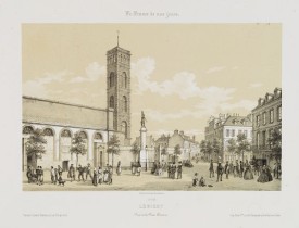 ASSELINEAU, Léon Auguste - Lorient. Vue de la Place Bisson.