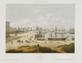 ASSELINEAU, Léon Auguste - St. Nazaire. Place du Bassin.