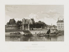 SALATHE. -  Nantes.Chapelle du château cathédrale et cours Saint Pierre.