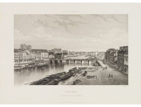 SALATHE. -  Nantes. Vue prise du Quai de l'Hôpital. SALATHE. -  Nantes. Vue prise du Quai de l'Hôpital.