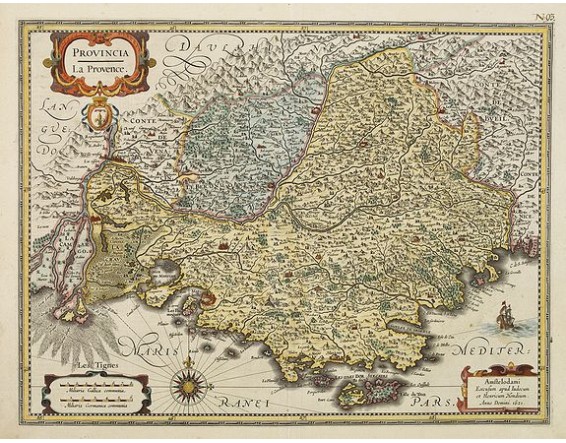 JANSSONIUS, J. - Provincia. La Provence. JANSSONIUS, J. - Provincia. La Provence.