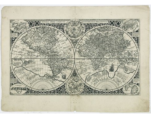 MERULA, P. - Totius Orbis Cogniti Universalis descriptio. MERULA, P. - Totius Orbis Cogniti Universalis descriptio.