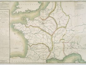 BRULLEE, J.P. -  Navigation générale de la France,... Présentée au Général Bonaparte Premier Consul de France.