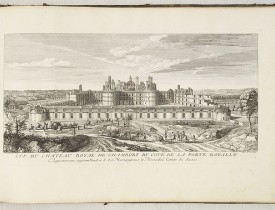 RIGAUD, Jacques. -  Recueil choisi des plus belles vues des palais, des châteaux et maisons royales de Paris et des environs.