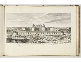 RIGAUD, Jacques. -  Recueil choisi des plus belles vues des palais, des châteaux et maisons royales de Paris et des environs.