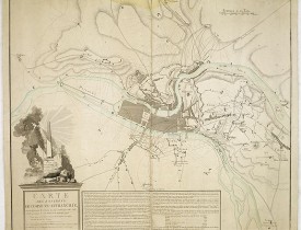 GIRARD-AUBERT. - Carte des environs de Commune-Affranchie. . . (Lyon).