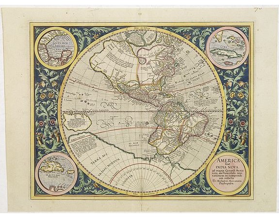 MERCATOR, G./ HONDIUS, J. - America sive India Nova. MERCATOR, G./ HONDIUS, J. - America sive India Nova.