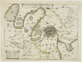 BOISSEAU, J. - Nouvelle description du territoire et Banlieuée de la ville citte et universites de Paris.