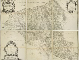FREMONT. - Carte particulière du Diocèse de Rouen dressée sur les lieux par Mr Fremont de Dieppe.