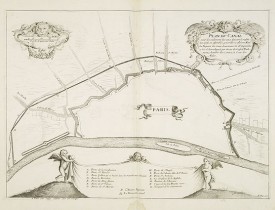 LAGNIET, Jacques. - Plan du Canal pour l'escoulement des eaus suivant la resolution prise en asemblée generalle...