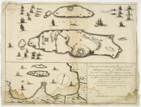 TAVERNIER, M. - Description des isles de Ste Margrite & St Honorat. Et des forts et redouttes que les Espagnols y ont faitz et la reprisse de partie desditz forts et redouttes par l'armée navalle de Sa Majesté commandée par Monsieur le comte de Harcou TAVERNIER, M. - Description des isles de Ste Margrite & St Honorat. Et des forts et redouttes que les Espagnols y ont faitz et la reprisse de partie desditz forts et redouttes par l'armée navalle de Sa Majesté commandée par Monsieur le comte de Harcou