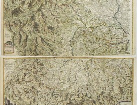 FER, N. de. - Principaute de Piemont Seigneurie de Verceil... Principauté d'Oneglia... Le Comté de Nice le Marquisat de Salusse et Principauté de Monaco.