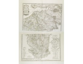 ANVILLE, J.B. Bourguignon d' - Carte topographique du diocèse de Lizieux / dressée par ordre d'illustrissime... messire Henri-Ignace de Brancas, évêque et comte de Lisieux.