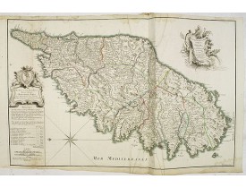JAILLOT, B.A. - Carte Particulière de l'Isle de Corse. Divisée par ses dix Provinces ou Juridictions et ses quatre Fiefs. JAILLOT, B.A. - Carte Particulière de l'Isle de Corse. Divisée par ses dix Provinces ou Juridictions et ses quatre Fiefs.