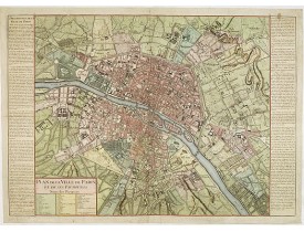 DAUMONT - Plan de la Ville de Paris et de ses Faubourgs.