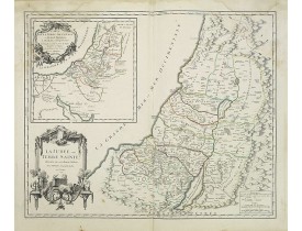ROBERT DE VAUGONDY, G. -  La Judée ou Terre Sainte, . . .