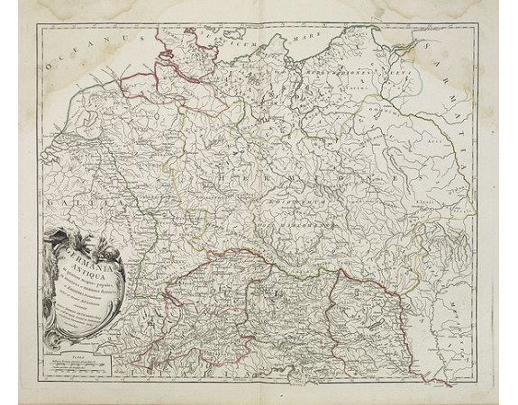 ROBERT DE VAUGONDY, G. - Germania Antiqua. . . ROBERT DE VAUGONDY, G. - Germania Antiqua. . .