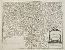 ROBERT DE VAUGONDY, G. -  Partie Méridionale du Cercle d'Autriche. . .