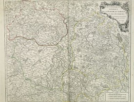 ROBERT DE VAUGONDY, G. -  Gouvernemens généraux de la Marche, du Limosin et de l'Auvergne.