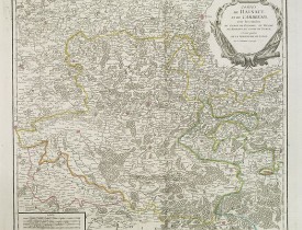 ROBERT DE VAUGONDY, G. -  Comtés de Hainaut et de Cambrésis. . .