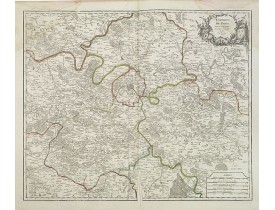 ROBERT DE VAUGONDY, G. -  Environs de Paris . . .
