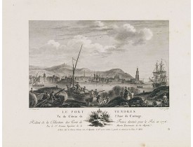 OZANNE, N. - Le Port Vendres Vu du Côteau de l'Anse du Carénage. OZANNE, N. - Le Port Vendres Vu du Côteau de l'Anse du Carénage.