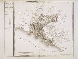 CHANLAIRE, P.G. - Département des Apennins Divisé en 3 Arrondissemens et en 18 cantons.