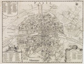 VIVIEN, L. -  Plan de la ville de Paris, divisé en 12 arrondissements et 48 quartiers…