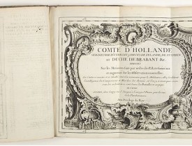 CRÉPY, Etienne-Louis -  Comté d’Hollande, seigneurie d’Utrecht, comtés de Zelande, de Zutphen et duché de Brabant &c. Dressés sur les Mémoires faits par ordre des Estats Généraux et augmentés sur les Observations nouvelles.