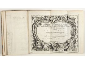 CRÉPY, Etienne-Louis -  Comté d’Hollande, seigneurie d’Utrecht, comtés de Zelande, de Zutphen et duché de Brabant &c. Dressés sur les Mémoires faits par ordre des Estats Généraux et augmentés sur les Observations nouvelles.