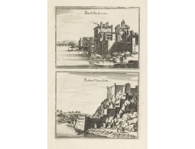 MERIAN, C. -  Porte St. Clair de Lion. / Bastion de St Jean de Lion. MERIAN, C. -  Porte St. Clair de Lion. / Bastion de St Jean de Lion.