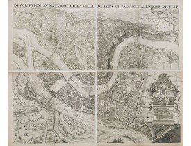 MAUPIN, Simon. -  Description au naturel de la ville de Lyon et païsages alentour d'icelle. MAUPIN, Simon. -  Description au naturel de la ville de Lyon et païsages alentour d'icelle.