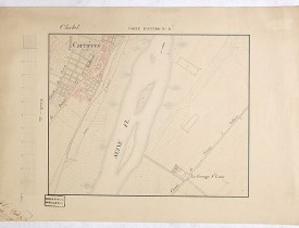 ESPANET. -  Carte d'Etude N°2. [Carrières/Seine].