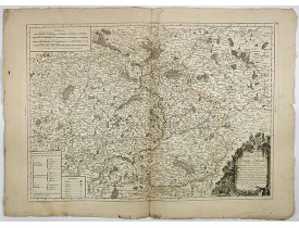 DELAFOSSE, D. -  Carte du gouvernement général du Maine et Perche. DELAFOSSE, D. -  Carte du gouvernement général du Maine et Perche.