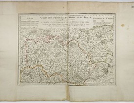 L'ISLE, G. de. -  Carte des Provinces du Maine et du Perche dans laquelle se trouve comprise la partie septentrionale de la généralité de Tours.