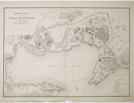 AUDET, P. -  Nouveau plan de la ville de Toulon et de ses environs.