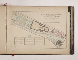 DEVRAINNE, E. -  Société de la Charité Maternelle à Paris. Plan de le ville de Paris, Divisé par Quartiers avec Nomenclature.