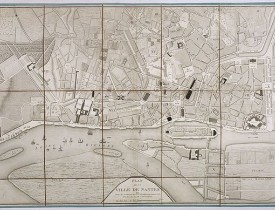 SEBIRE, J. -  Plan de la ville de Nantes.