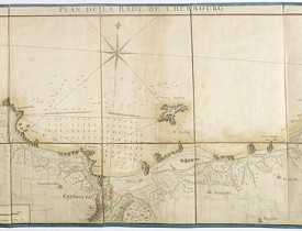 LATTRÉ, J. -  Plan de la rade de Cherbourg.