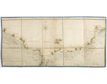 LATTRÉ, J. - Plan de la rade de Cherbourg. LATTRÉ, J. - Plan de la rade de Cherbourg.