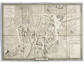RUDEMARE. -  Plan historique de la ville d’Angers, avec tous ses changements et embellissements.