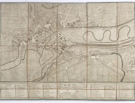 LECLERC, P. -  Plan de la ville de Caen.