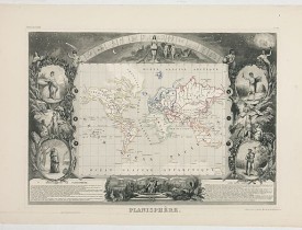 LEVASSEUR, V. -  Planisphère.
