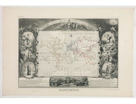 LEVASSEUR, V. -  Planisphère.