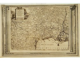 AA, P. van der. -  Carte du Gouvernement de Languedoc, suivant les nouvelles observations. . .