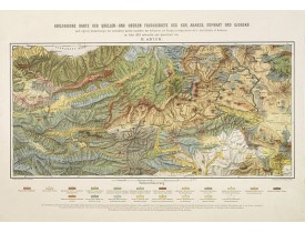 ABICH, H. - Geologische Karte der Quellen-und Oberen Flussgebiete des Kur, Araxes, Euphrat und Djorokh