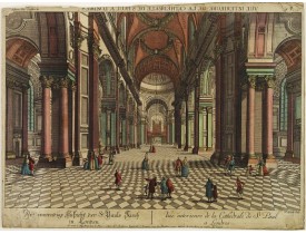 ACADEMIE IMPERIALE -  Vue interiere de la Cathedrale de St.Paul a Londres.