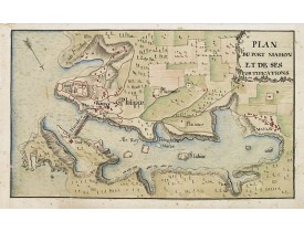 ANONYME -  Plan du Port Mahon et de ses fortifications.